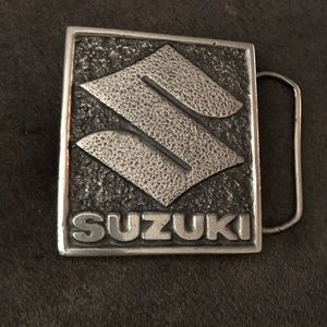 Vintage Suzuki limited edition buckle 1975